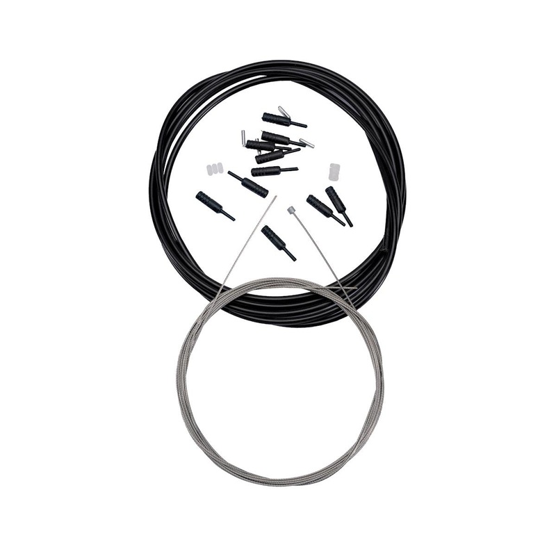 Aztec Shifter Cable & Housing Set (Black) (For Shimano/SRAM) (1.1mm) (2200mm)