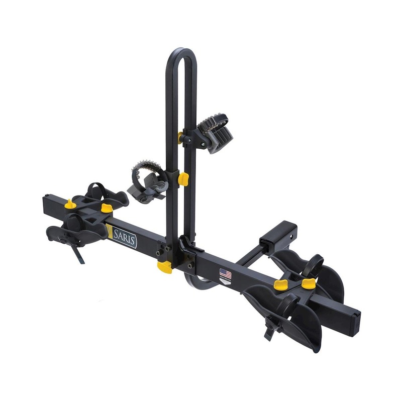 Saris Freedom Tray Hitch Rack (Black) (2 Bikes) (1.25 & 2″ Receiver)