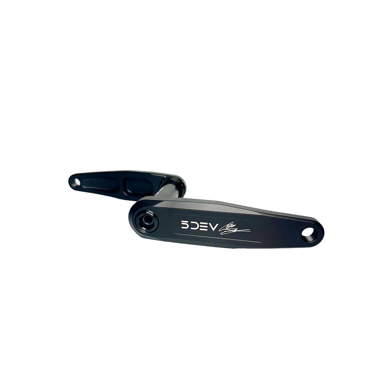 5Dev DH/Freeride Cranks (Black) (DUB Spindle) (155mm)