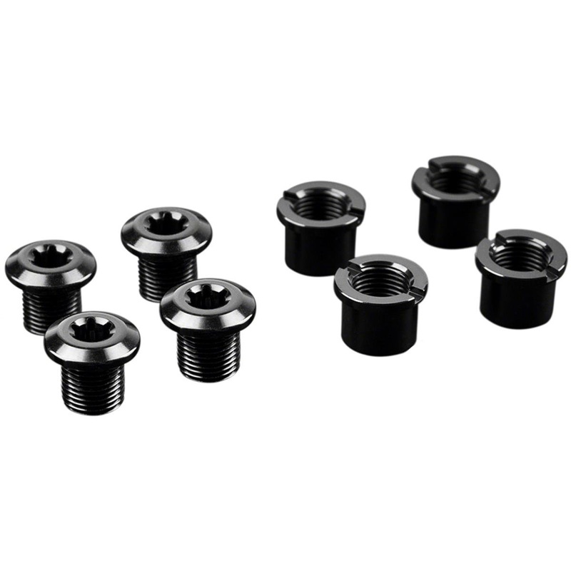 Absolute Black T-30 Chainring Bolt Set (4x Bolts & Nuts) (Long)