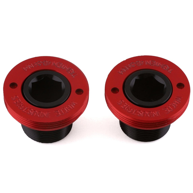 White Industries MR30 Crank Extractor Cap & Bolt Kit (Red)