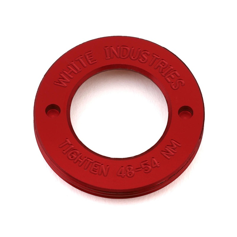 White Industries MR30 Crank Extractor Cap (Red) (1)