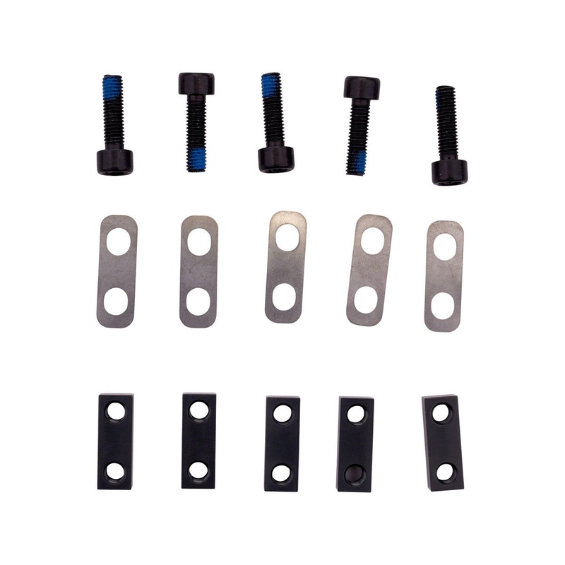 Fox Suspension 40/Marzocchi 58 Lower Leg Axle Pinch Bolt Parts (5 Each Fasteners, Shims, & Pinch Bars)