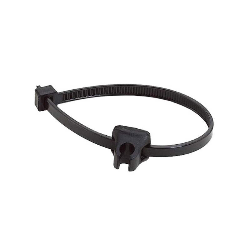 Alligator Gripper-2 Ziptie Cable Guide (Black) (1)