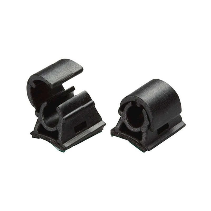 Alligator Gripper-4 Stick-on Cable Guides (Black) (2)