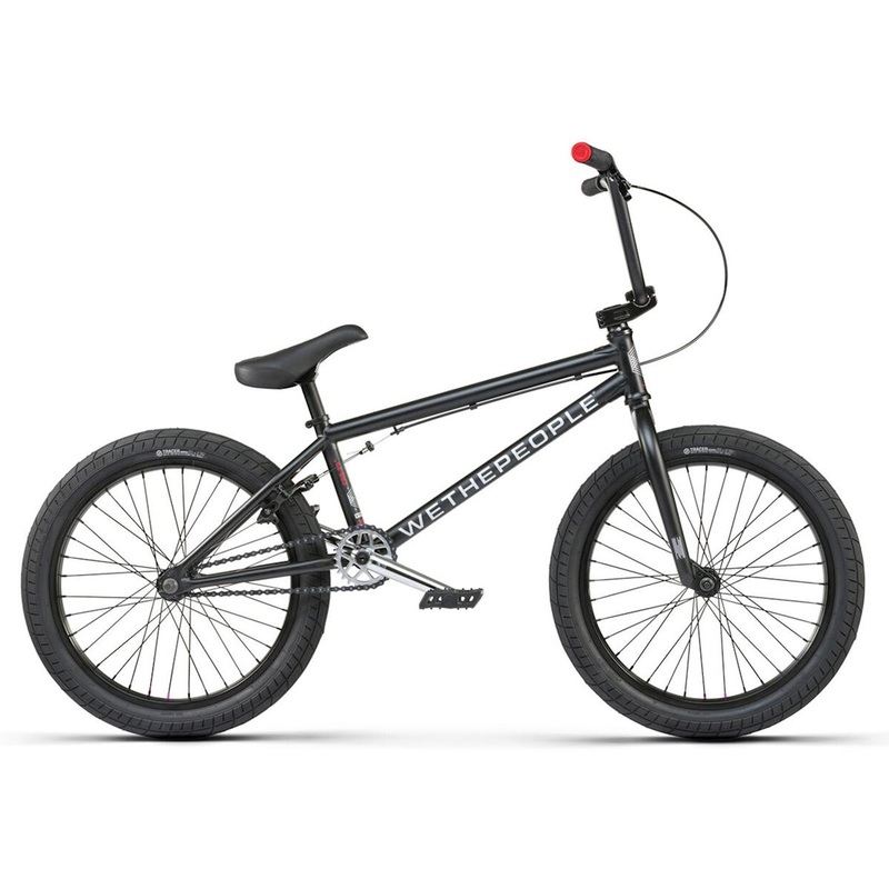 We The People CRS BMX Bike (20.25″ Toptube) (Matte Black)