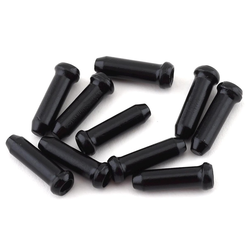 Yokozuna Cable End Crimps (Black) (1.6mm) (10)