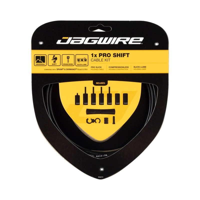 Jagwire 1x Pro Shift Kit (Black) (For Shimano/SRAM) (Mountain & Road) (1.1mm) (2800mm) (Cable & Housing)