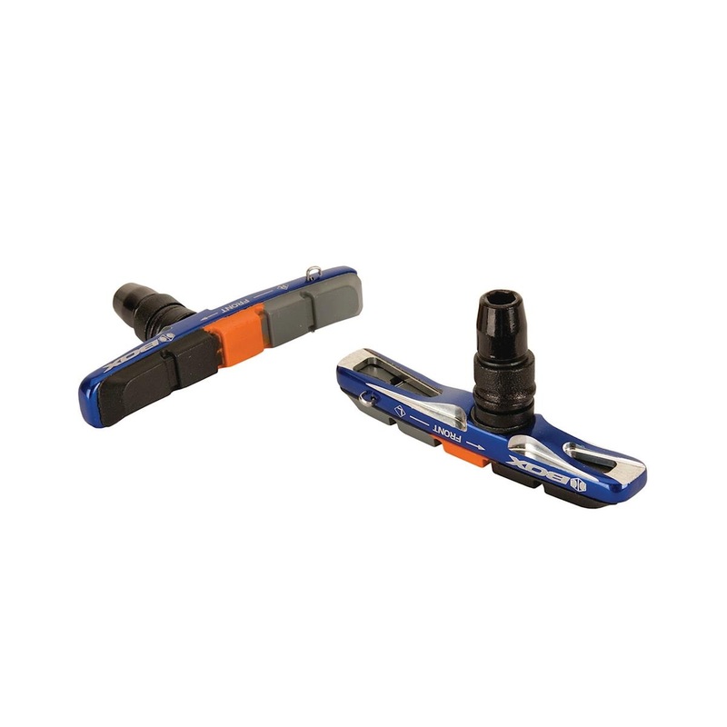 Box One V-Brake Pads (Blue) (1 Pair) (Threaded)