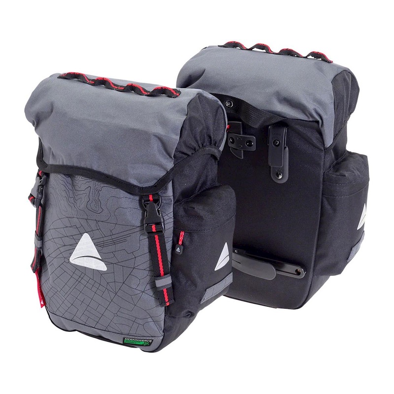Axiom Seymour Oceanweave 22  Panniers (Gray/Black)