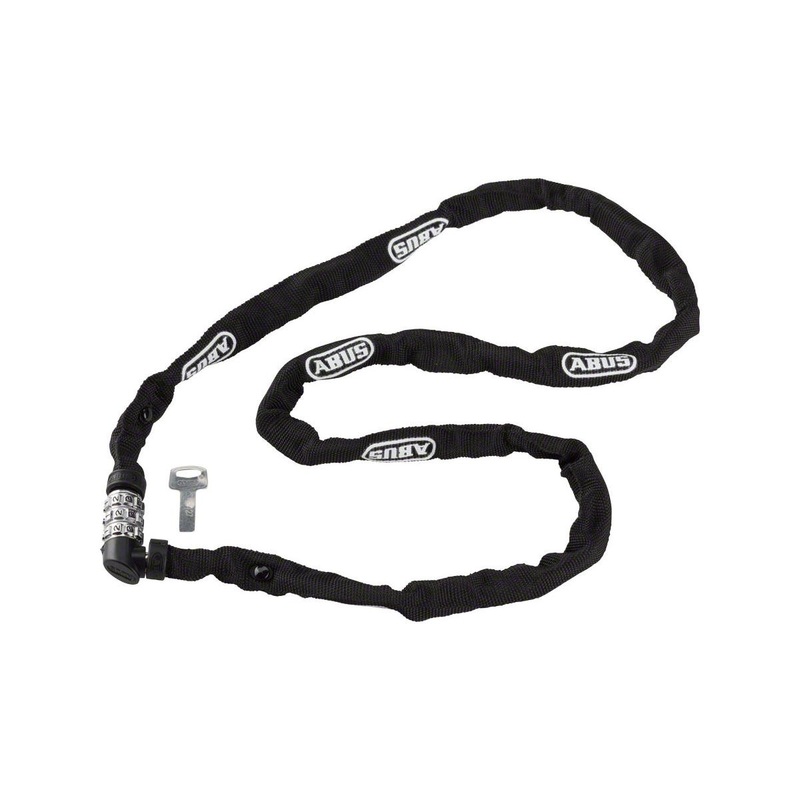 Abus Web Chain Lock 1200Combination (Black) (110cm)