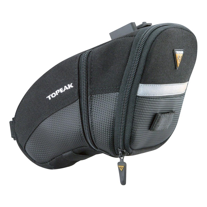 Topeak Aero Wedge Saddle Bags (Black) (QuickClick) (L)