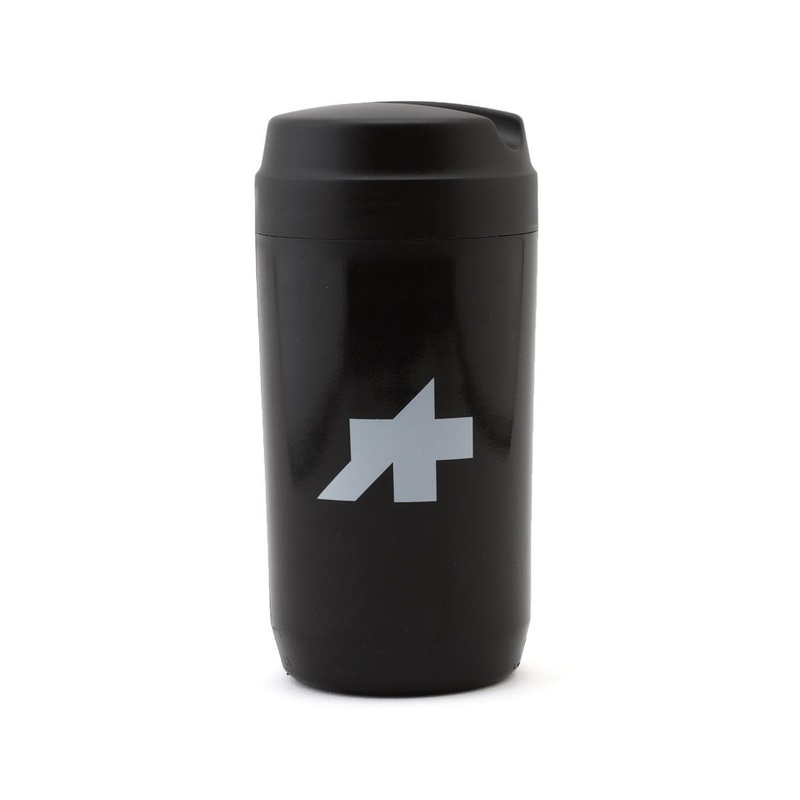 Assos Signature Tool Box & Bottle Cage Storage (Black) (500ml)