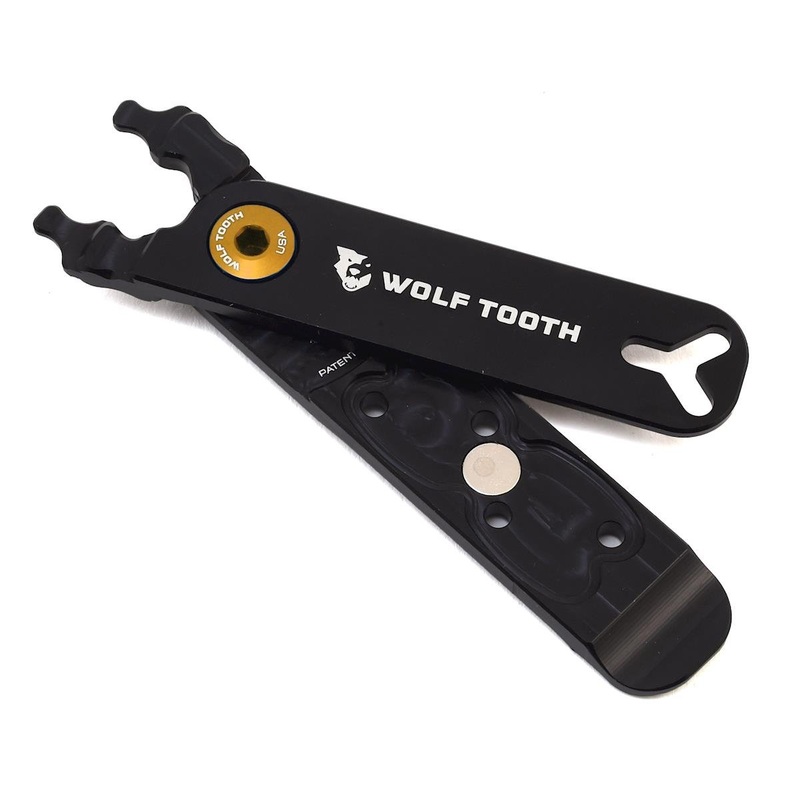 Wolf Tooth Components Master Link Combo Pliers (Black/Gold Bolt)