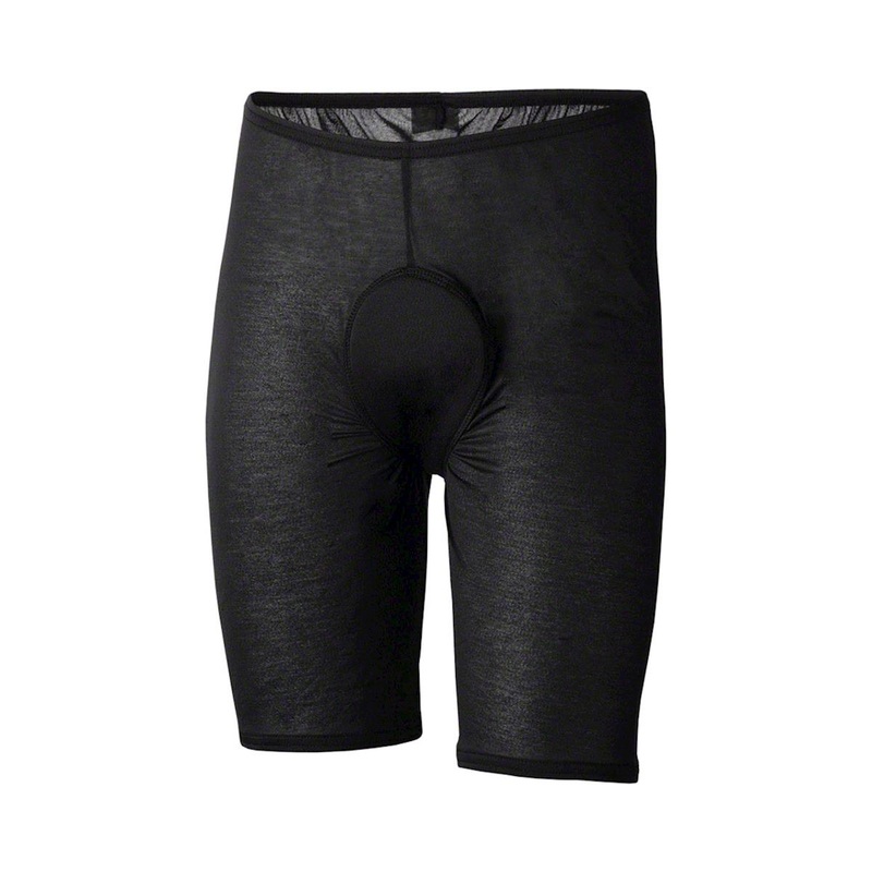 Andiamo Men’s Padded Skins Short Liner (Black) (L)